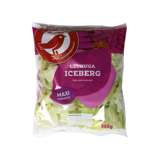Alcampo AUCHAN Ensalada Maxi Iceberg 350 g. Producto Alcampo