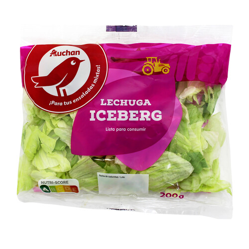 Alcampo AUCHAN Lechuga Iceberg 200 G. Producto Alcampo