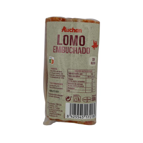 Alcampo AUCHAN Lomo embuchado en tacos 300 g. Producto Alcampo
