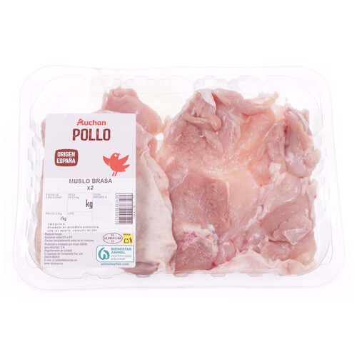 Alcampo AUCHAN Muslos de pollo para brasa x2. Producto Alcampo