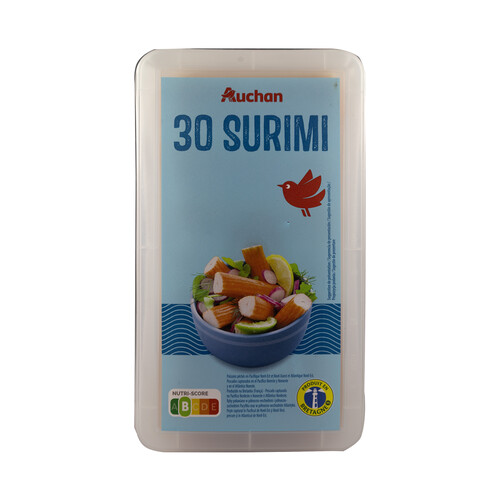 Alcampo AUCHAN Palitos de surimi 30 uds 500 g. Producto Alcampo
