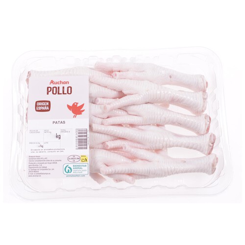 Alcampo AUCHAN Patas de pollo bandeja Producto Alcampo