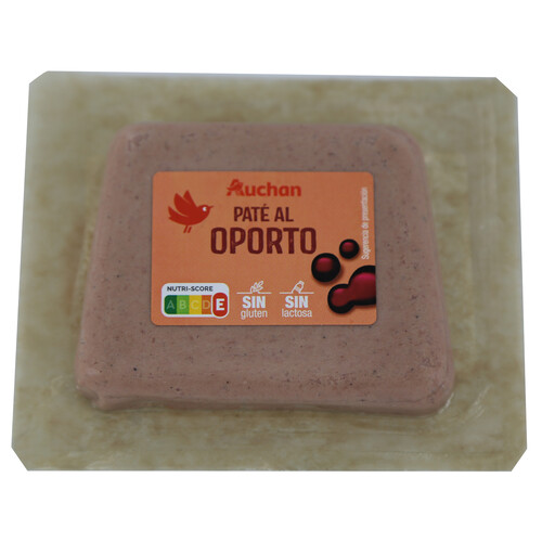 Alcampo AUCHAN Paté al Oporto sin gluten y sin lactosa 75 g. Producto Alcampo