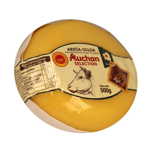 Alcampo AUCHAN Queso Arzúa Ulloa D.O.P. 500 g. Producto Alcampo