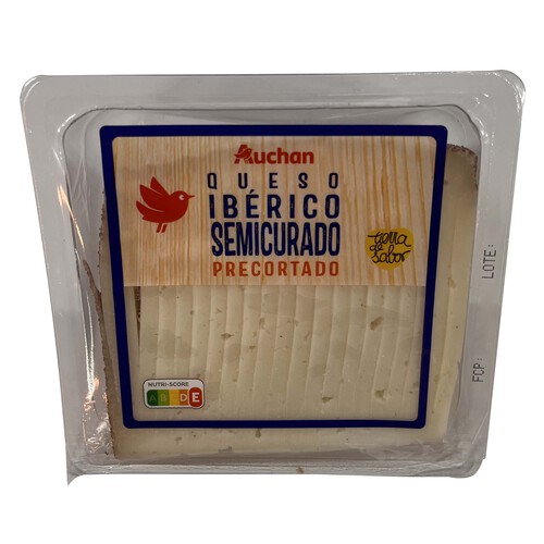 Alcampo AUCHAN Queso cortado semicurado YA CORTADO 250 g. Producto Alcampo