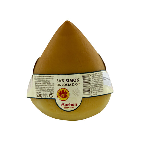 Alcampo AUCHAN Queso D.O.P. San Simón de Costa 550 g. Producto Alcampo