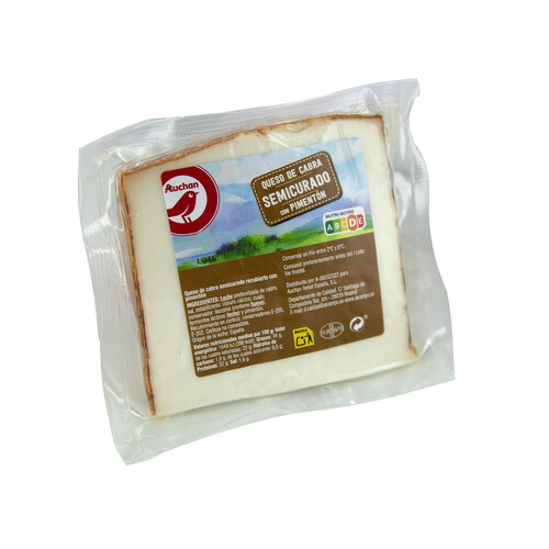 Alcampo AUCHAN Queso de cabra semicurado con pimentón mini Producto Alcampo