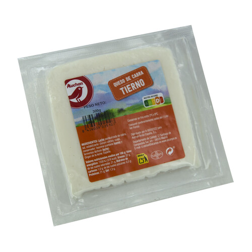 Alcampo AUCHAN Queso de cabra tierno 300 g. Producto Alcampo