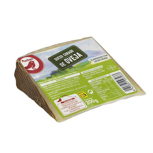 Alcampo AUCHAN Queso de oveja curado 200 g. Producto Alcampo