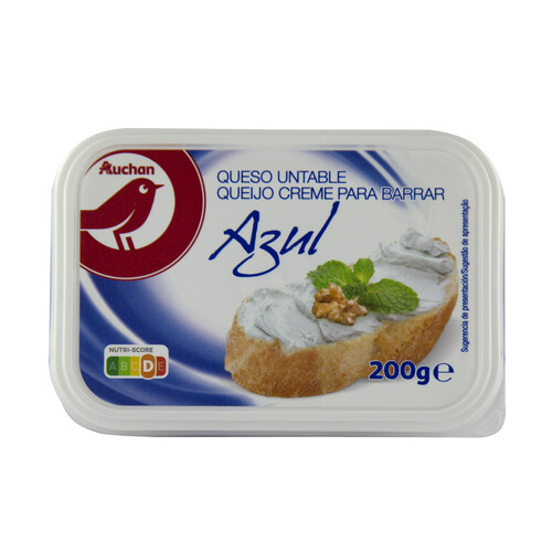 Alcampo AUCHAN Queso de untar azul 200 g. Producto Alcampo