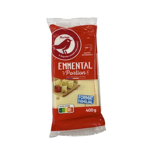 Alcampo AUCHAN Queso emmental francés 400 g. Producto Alcampo