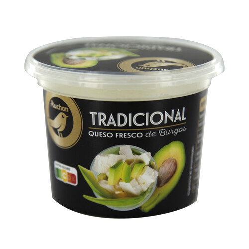 Alcampo AUCHAN Queso fresco tradicional de Burgos tarrina de 250 g. Producto Alcampo