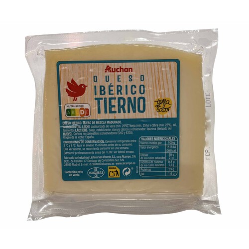 Alcampo AUCHAN Queso mezcla tierno Producto Alcampo