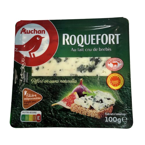 Alcampo AUCHAN Queso roquefort 100 g. Producto Alcampo