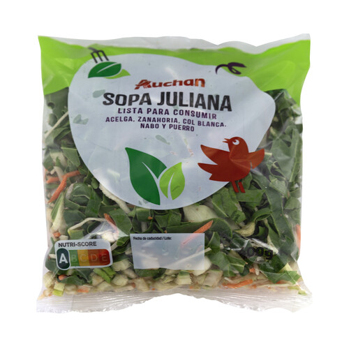 Alcampo AUCHAN Sopa juliana lista para consumir 400 g. Producto Alcampo