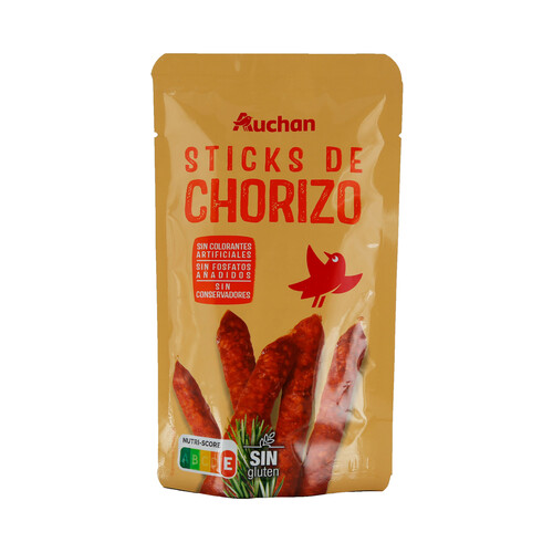 Alcampo AUCHAN Sticks de chorizo 50 g. Producto Alcampo