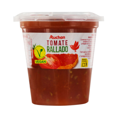 Alcampo AUCHAN Tomate rallado natural 230 g Producto Alcampo