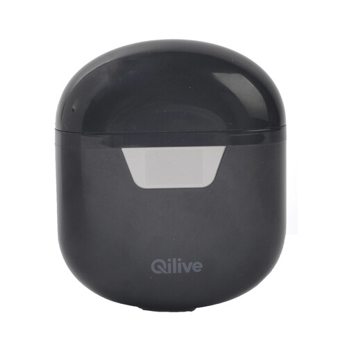 Alcampo Auriculares bluetooth tipo intraditivo QILIVE Q.1332 con micrófono estuche de carga color negro