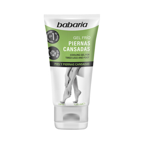 Alcampo BABARIA Gel frio con aloe vera para pies y piernas cansadas BABARIA 150 ml