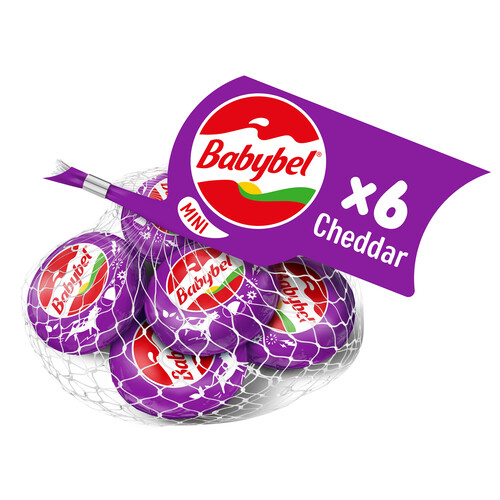 Alcampo BABYBEL Queso en porciones cheddar BABYBEL MINI 6 uds.120 g