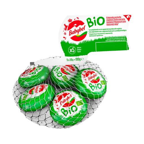 Alcampo BABYBEL Queso en porciones ecológico Mini BABYBEL 5 uds. 100 g