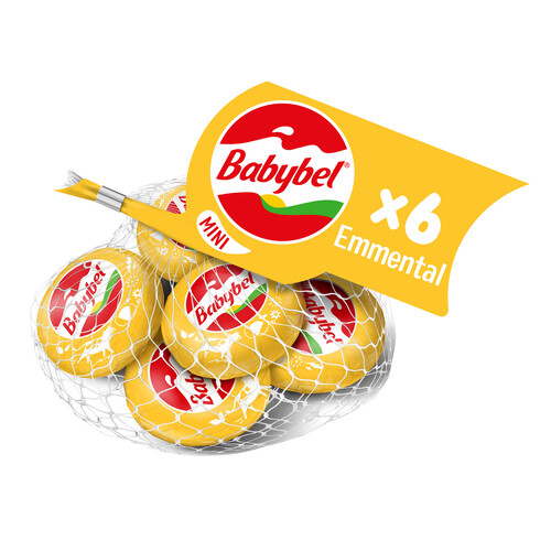 Alcampo BABYBEL Queso en porciones emmental BABYBEL MINI 6 uds.120 g