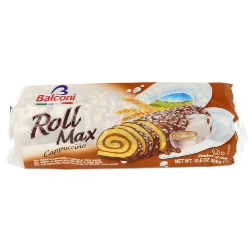 Alcampo BALCONI Rollino de bizcochro con sabor a capuccino 300 g