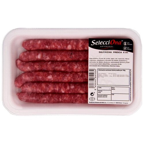 Alcampo Bandeja Con 6 Longanizas Blancas SELECCIONA