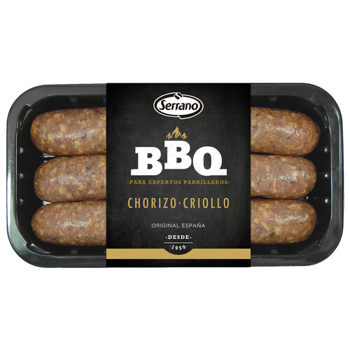 Alcampo Bandeja con chorizos criollos especiales para barbacoa SERRANO 400 g