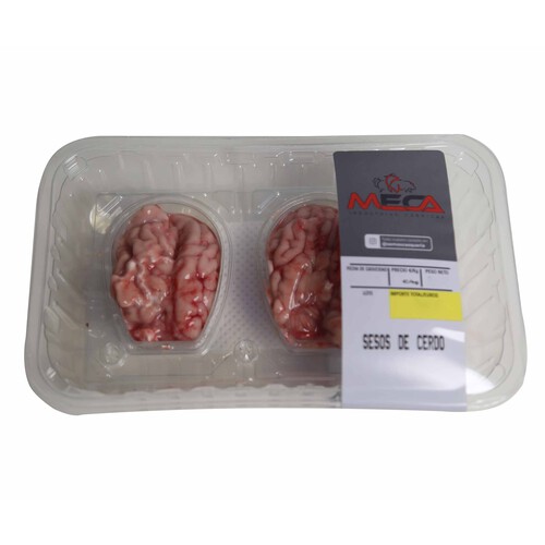 Alcampo Bandeja con sesos de cerdo envasados en atmosfera protectora MECA 2 uds