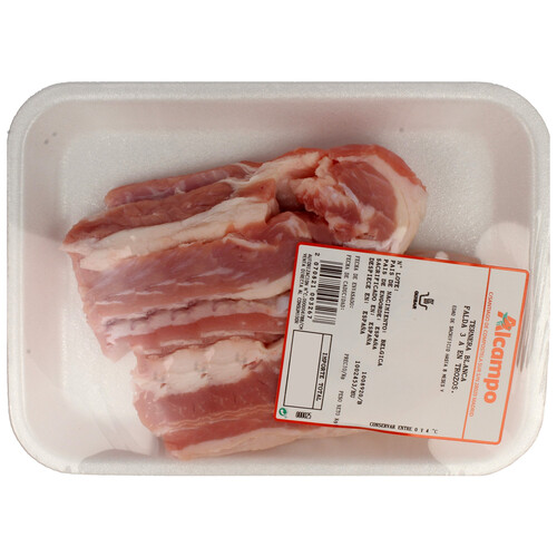 Alcampo Bandeja de falda de 3ª de ternera blanca cortada en trozos