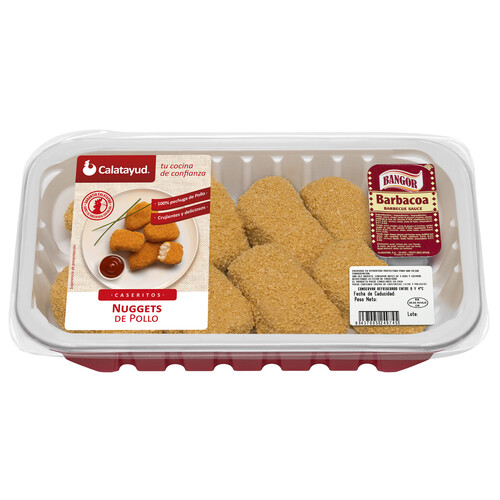 Alcampo Bandeja De Nuggets De Pollo Con Salsa Barbacoa CALATAYUD Caseritos