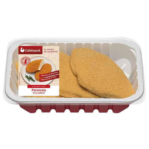 Alcampo Bandeja de pechugas de pollo estilo Villaroy CALATAYUD Caseritos