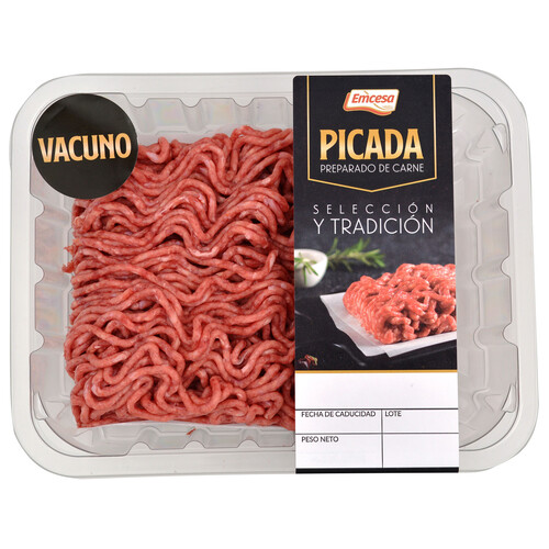 Alcampo Bandeja de preparado de carne picada de vacuno EMCESA 365 g