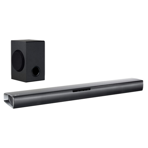 Alcampo Barra de sonido LG SQC1 160W Subwoofer inalámbrico BLUETOOTH USB