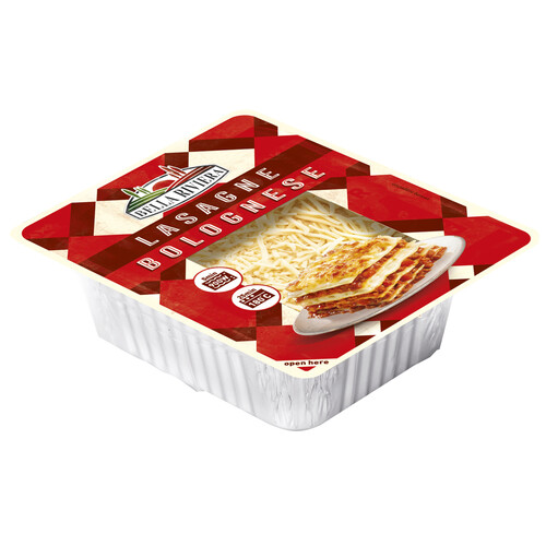 Alcampo BELLA RIVIERA Lasaña a la boloñesa lista para calentar y comer BELLA RIVIERA 400 g