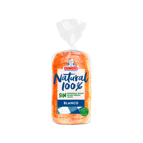 Alcampo BIMBO Pan de molde blanco con corteza 100 % natural 360 g