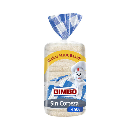 Alcampo BIMBO Pan de molde blanco sin corteza 450 g