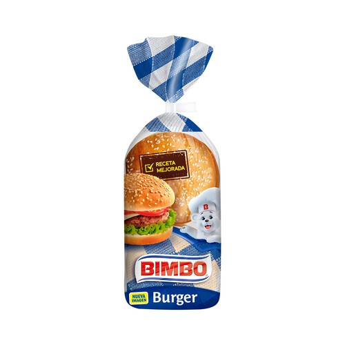 Alcampo BIMBO Pan para hamburguesas (Burguer) 4 uds. 220 g