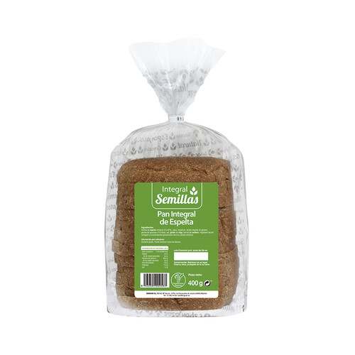Alcampo BIOGRAN Pan de molde integral con espelta 400 g