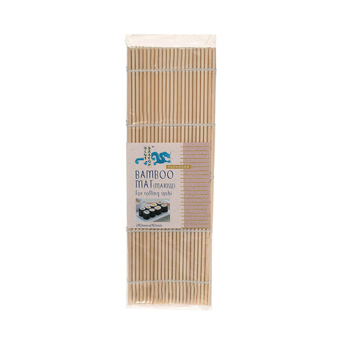 Alcampo BLUE DRAGON Esterilla de bamboo (240mm x 240 mm) BLUE DRAGON 70 g