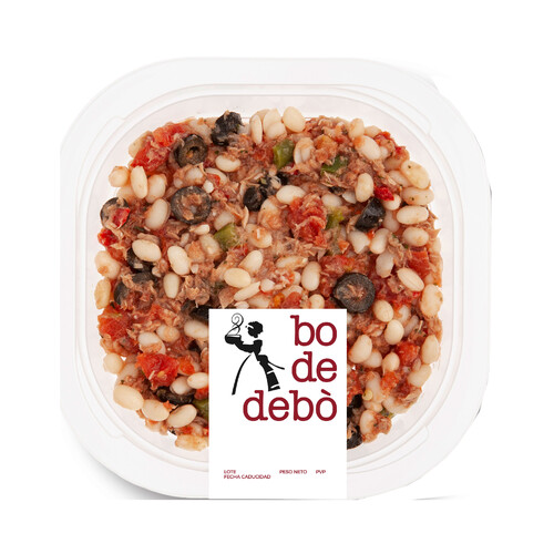 Alcampo BO DE DEBÓ Ensalada fria de alubias con atún BO DE DEBÓ 300 g