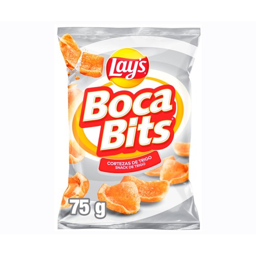 Alcampo BOCABITS Snack de cortezas de trigo con sabor a carne bolsa de 75 g