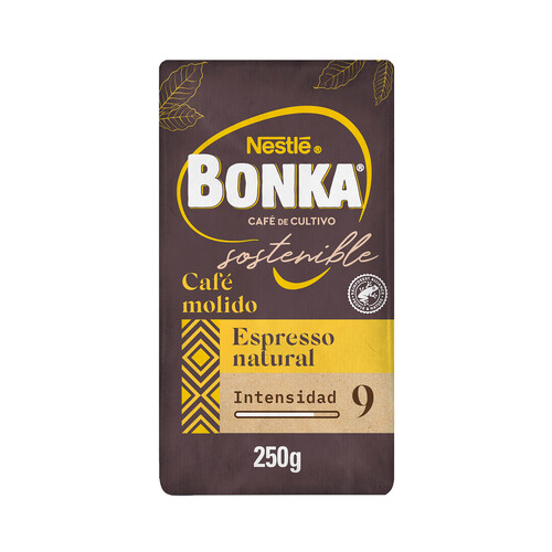 Alcampo BONKA Café molido natural espresso y cremoso 250 g