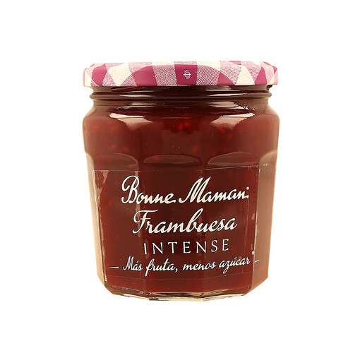Alcampo BONNE MAMAN Confitura de frambuesa reducida en azúcares BONNE MAMAN 335 g