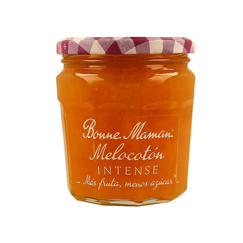 Alcampo BONNE MAMAN Confitura de melocotón reducida en azúcares BONNE MAMAN 335 g