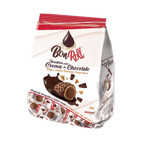 Alcampo BONROLL Bombones de crema de chocolate 100 g