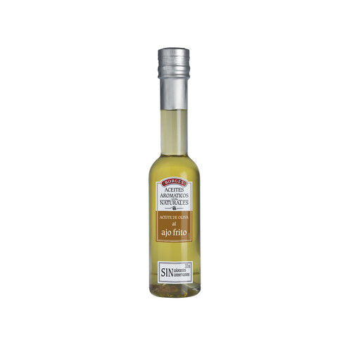 Alcampo BORGES Aceite de oliva al ajo frito botella de 200 ml