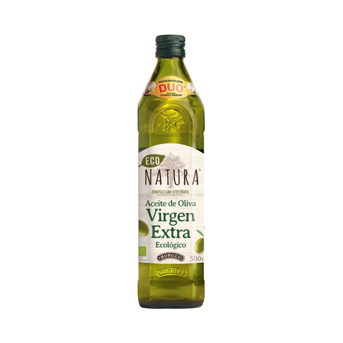 Alcampo BORGES Aceite de oliva virgen extra ecológico BORGES ECO NATURA botella 500 ml