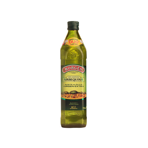 Alcampo BORGES Aceite de oliva virgen extra (suave y afrutado) botella de cristal de 750 ml